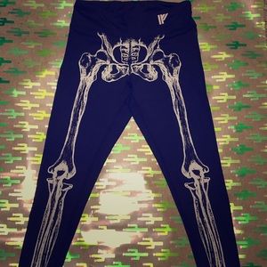 Iron fist skeleton athletic legging